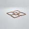 Ekena Millwork Small Olivia Decorative Fretwork Wood Wall Panels, Hickory, 11 3/8"W x 11 3/8"H x 3/8"T WALW12X12X0375OLVHI - alternate 4